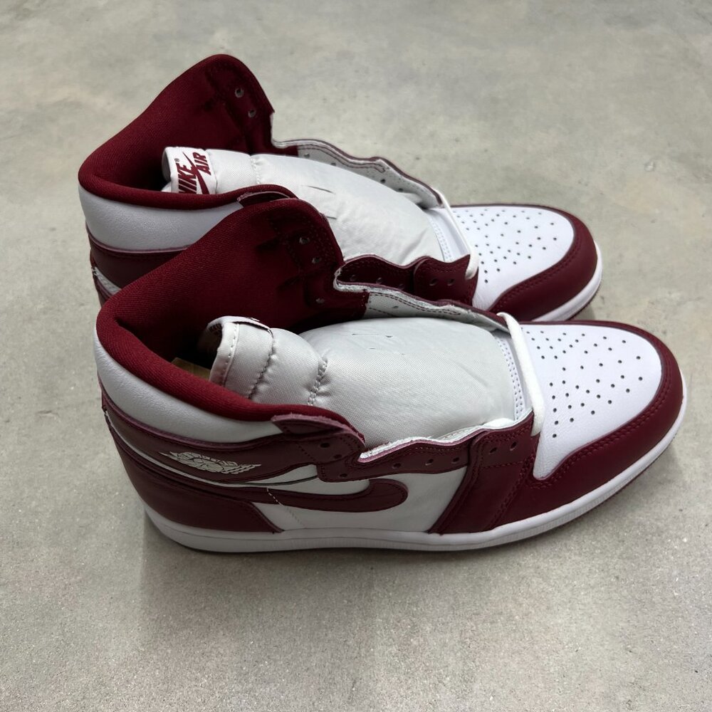 Nike Men's Air Jordan 1 High OG Artisanal Team Red DZ5485 160 - New - Picture 3 of 6